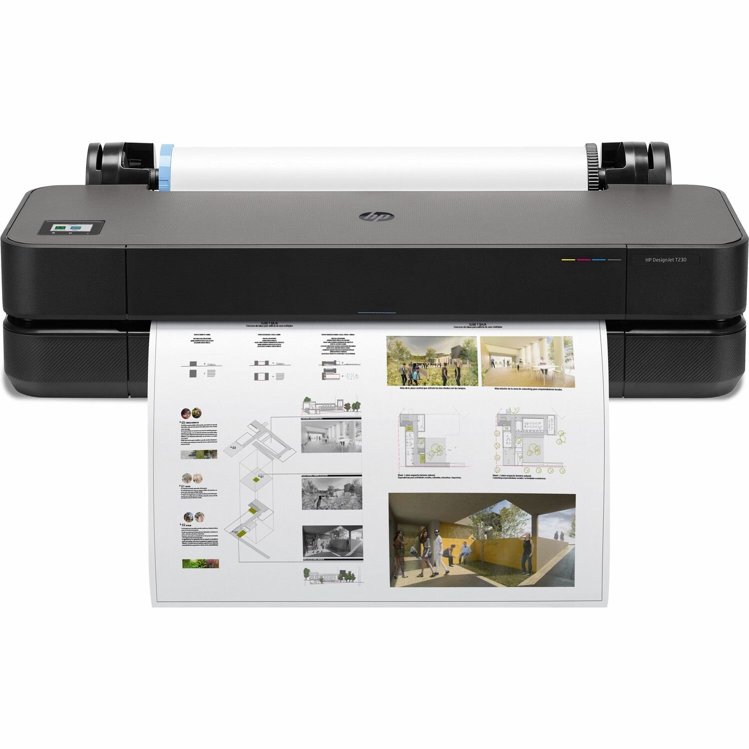 HP Designjet T230 A1 Inkjet Large Format Printer - Includes Printer - 24" Print Width - Color