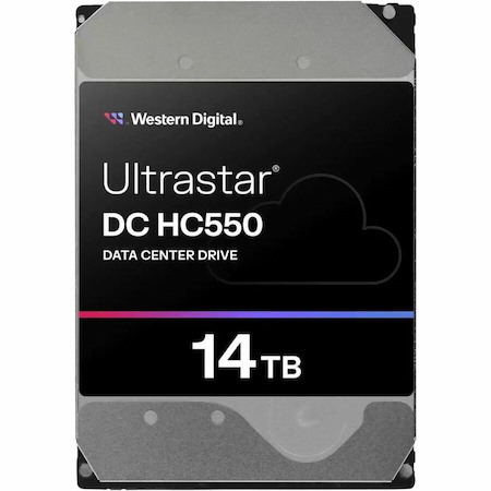 WD Ultrastar DC HC550 14 TB Hard Drive - 3.5" Internal - SAS - Energy-assisted Magnetic Recording (EAMR) Method
