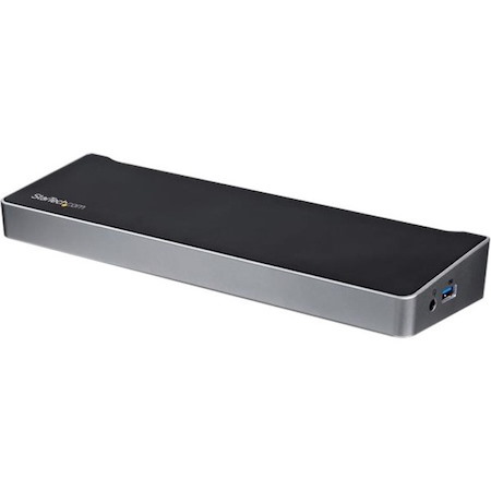 StarTech.com Triple Monitor USB 3.0 Docking Station for Laptops - Mac & Windows - USB Fast Charge Port - Up to 4K - USB3DOCKH2DP
