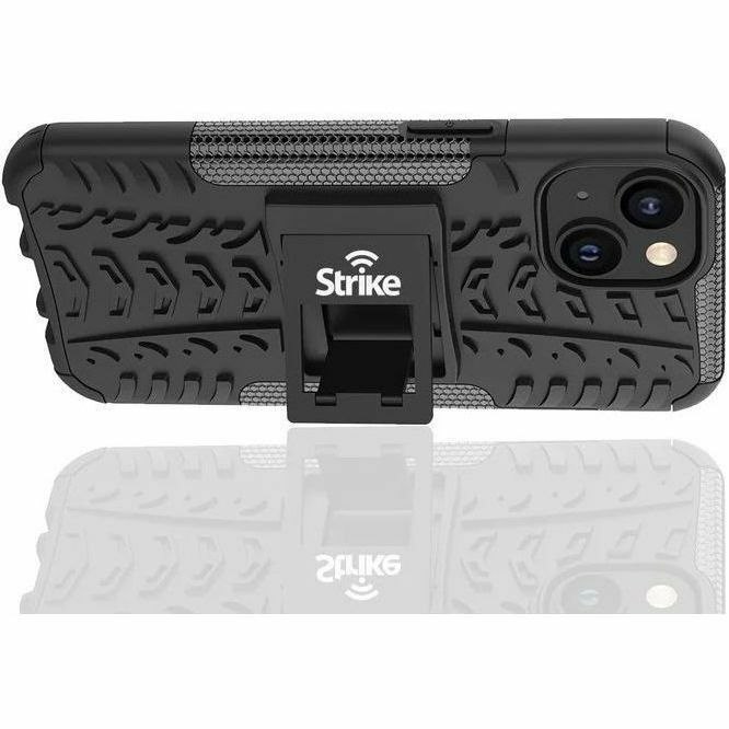 Strike Rugged Case for Apple iPhone 14 Plus Smartphone - Textured Grip - Black