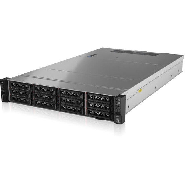 Lenovo ThinkSystem SR550 7X04A07ZAU 2U Rack Server - 1 x Intel Xeon Silver 4208 2.10 GHz - 16 GB RAM - Serial ATA/600, 12Gb/s SAS Controller