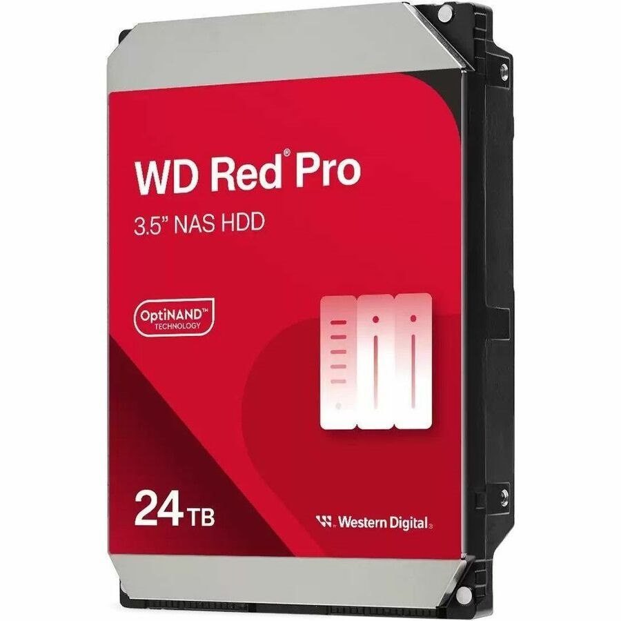 WD Red Pro WD241KFGX 24 TB Hard Drive - 3.5" Internal - SATA - Conventional Magnetic Recording (CMR) Method