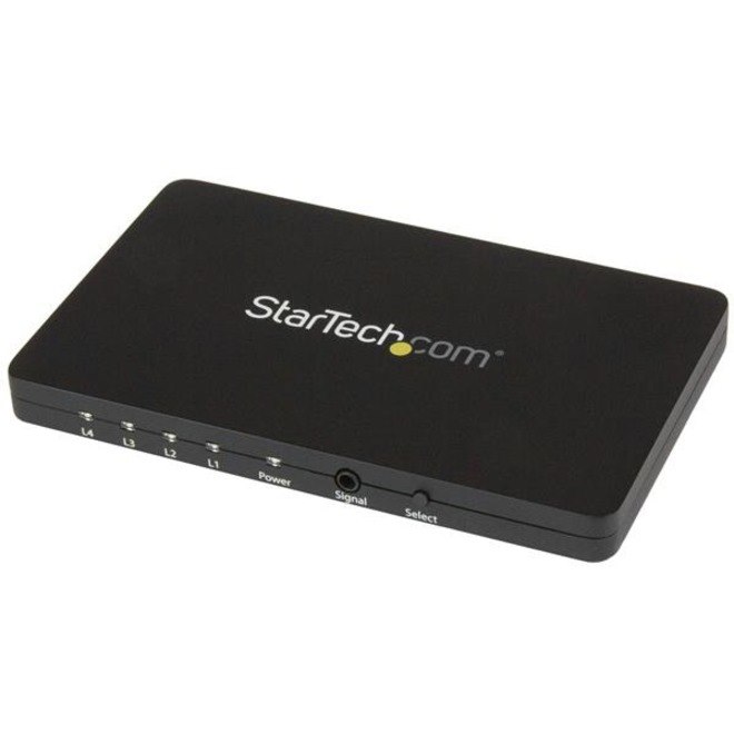 StarTech.com 4-Port HDMI Automatic Video Switch w/ Aluminum Housing and MHL Support - 4K 30Hz