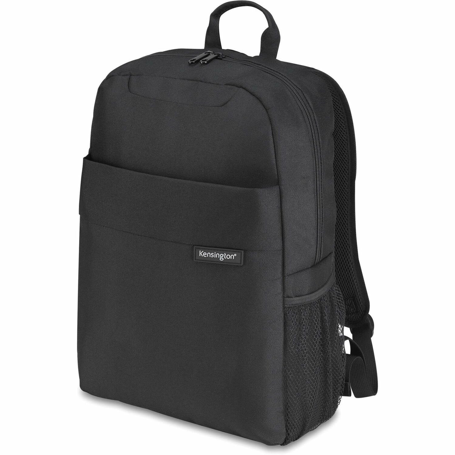 Kensington Simply Portable Lite Carrying Case (Backpack) for 35.6 cm (14") to 40.6 cm (16") Notebook - Black