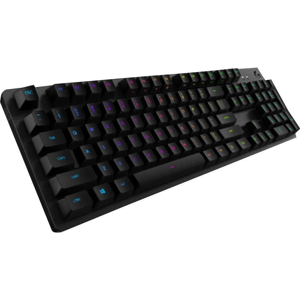 Logitech G512 CARBON LIGHTSYNC RGB Mechanical Gaming Keyboard with GX Brown switches and USB passthrough (Tactile)