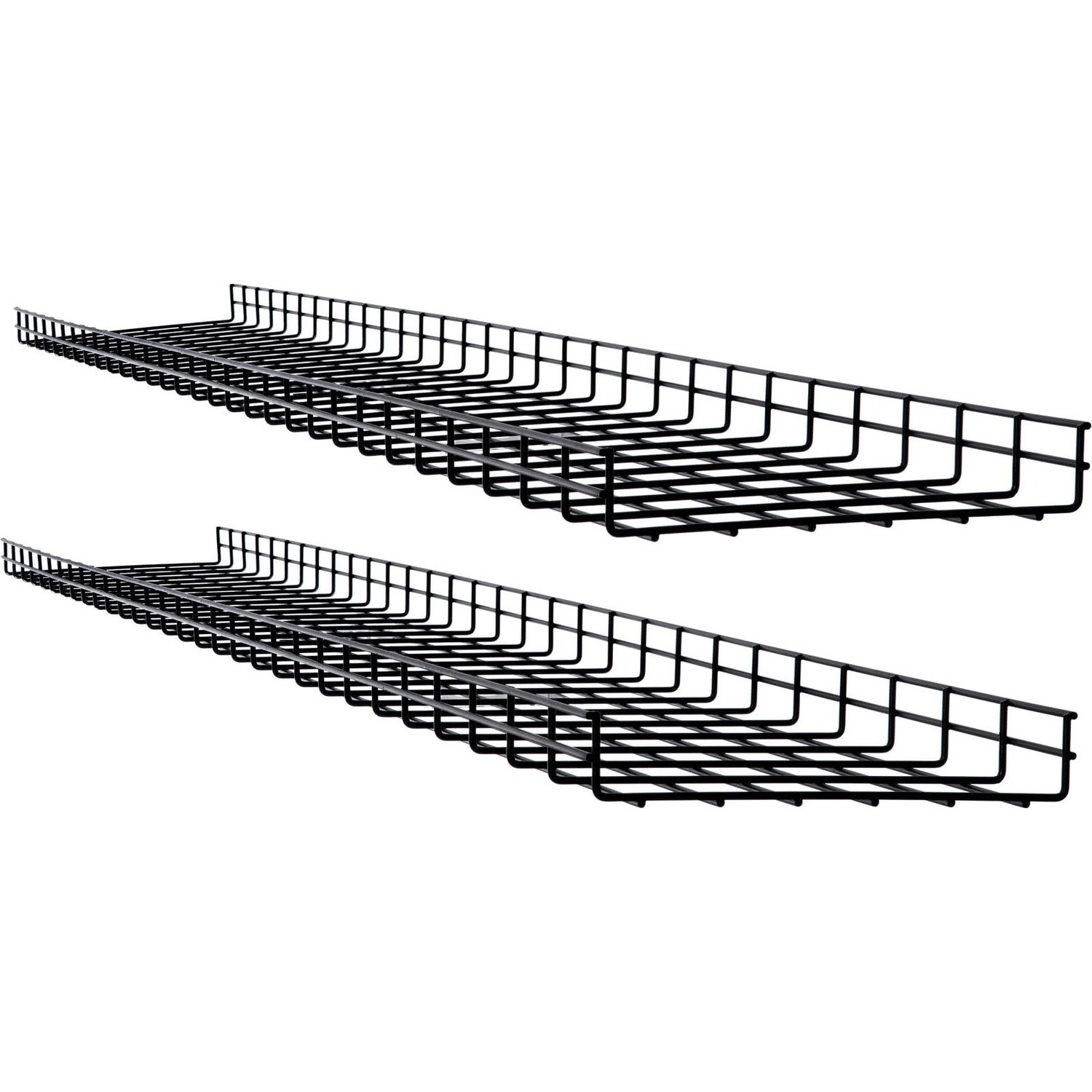 Eaton Tripp Lite Series Wire Mesh Cable Tray - 300 x 50 x 1500 mm (12 in. x 2 in. x 5 ft.), 2-Pack