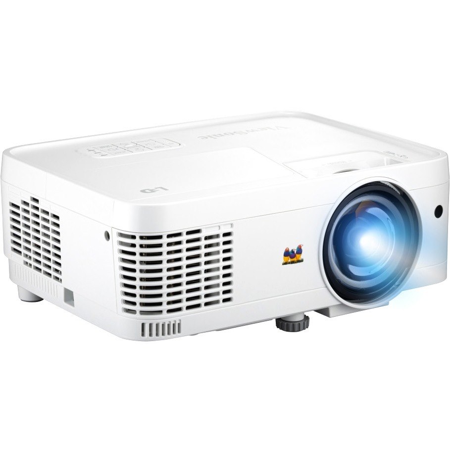 ViewSonic LS560WH 3000 Lumens WXGA Short Throw LED Projector with HV Keystone and LAN Control for Business and Education