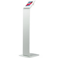 CTA Digital Premium Small Locking Floor Stand Kiosk (White)