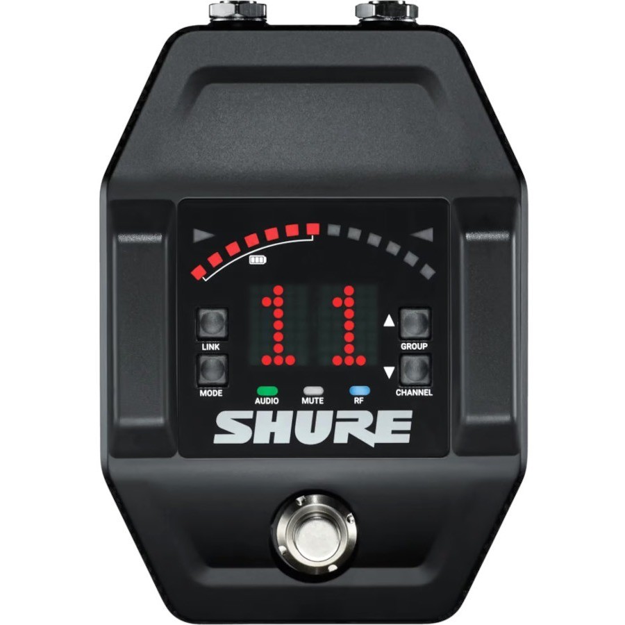 Shure GLXD6+ Digital Wireless Dual Band Guitar Pedal Receiver