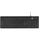 SIIG Industrial Grade Washable & Dustproof USB Multimedia Keyboard