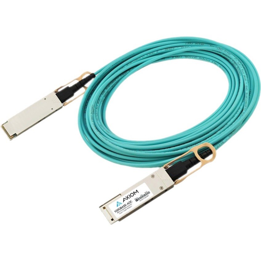 Axiom 100GBASE-AOC QSFP28 Active Optical Cable Juniper Compatible 10m
