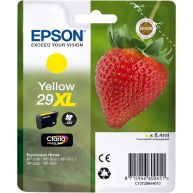 Epson Claria 29XL Original Inkjet Ink Cartridge - Yellow - 1 Pack