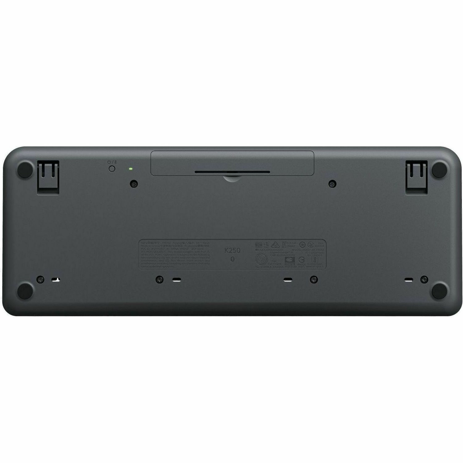 Logitech K250 Toetsenbord - Compact - Draadloos Verbinding - Belgisch - AZERTY indeling - Grafiet