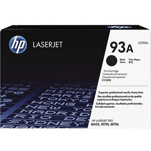 HP 93A Original Laser Toner Cartridge - Black Pack