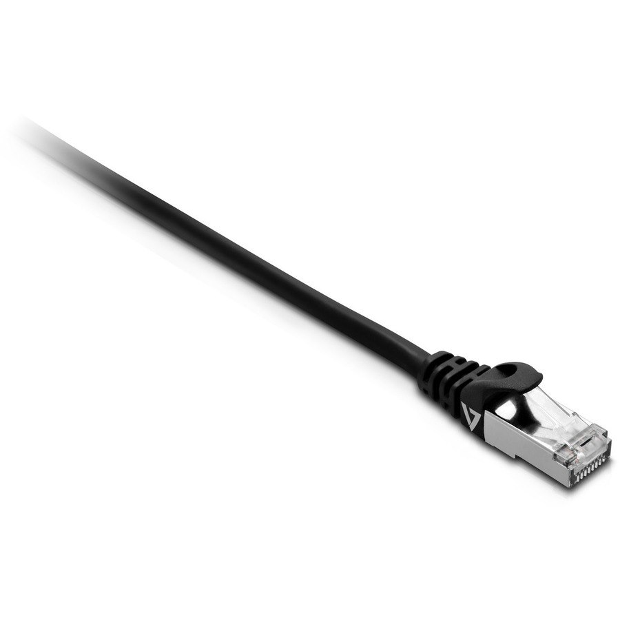 V7 V7CAT7FSTP-2M-BLK-1E 2.01 m Category 7 Network Cable