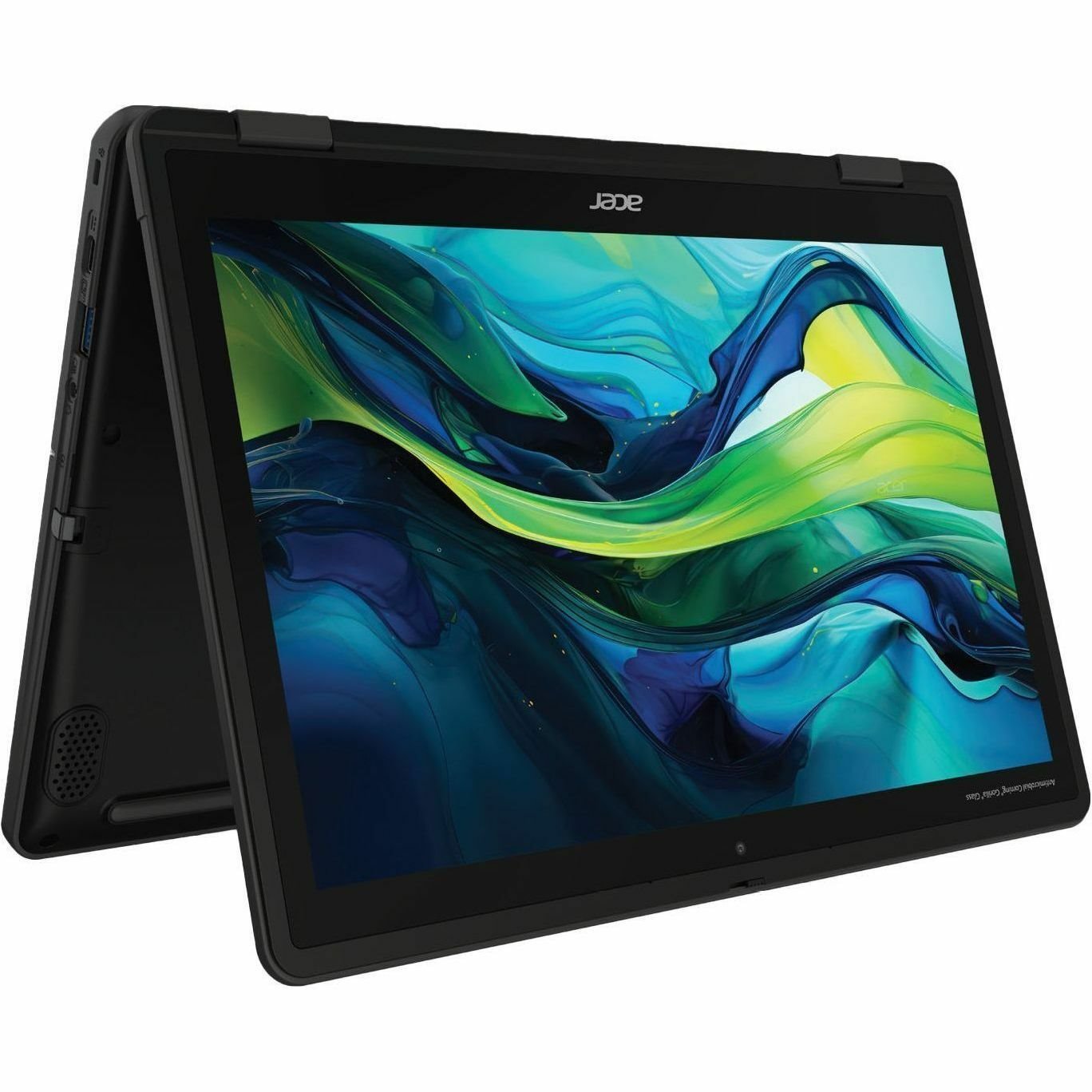 Acer TravelMate B3 Spin 12 B312RN-31 TMB312RN-31-C0DN 12.2" Touchscreen Convertible 2 in 1 Notebook - WUXGA - Intel N-Series N150 - 8 GB - 128 GB Flash Memory - English Keyboard - Black