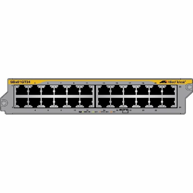 Allied Telesis AT-SBX81GT24 Service Module - 24 x RJ-45 10/100/1000Base-T LAN