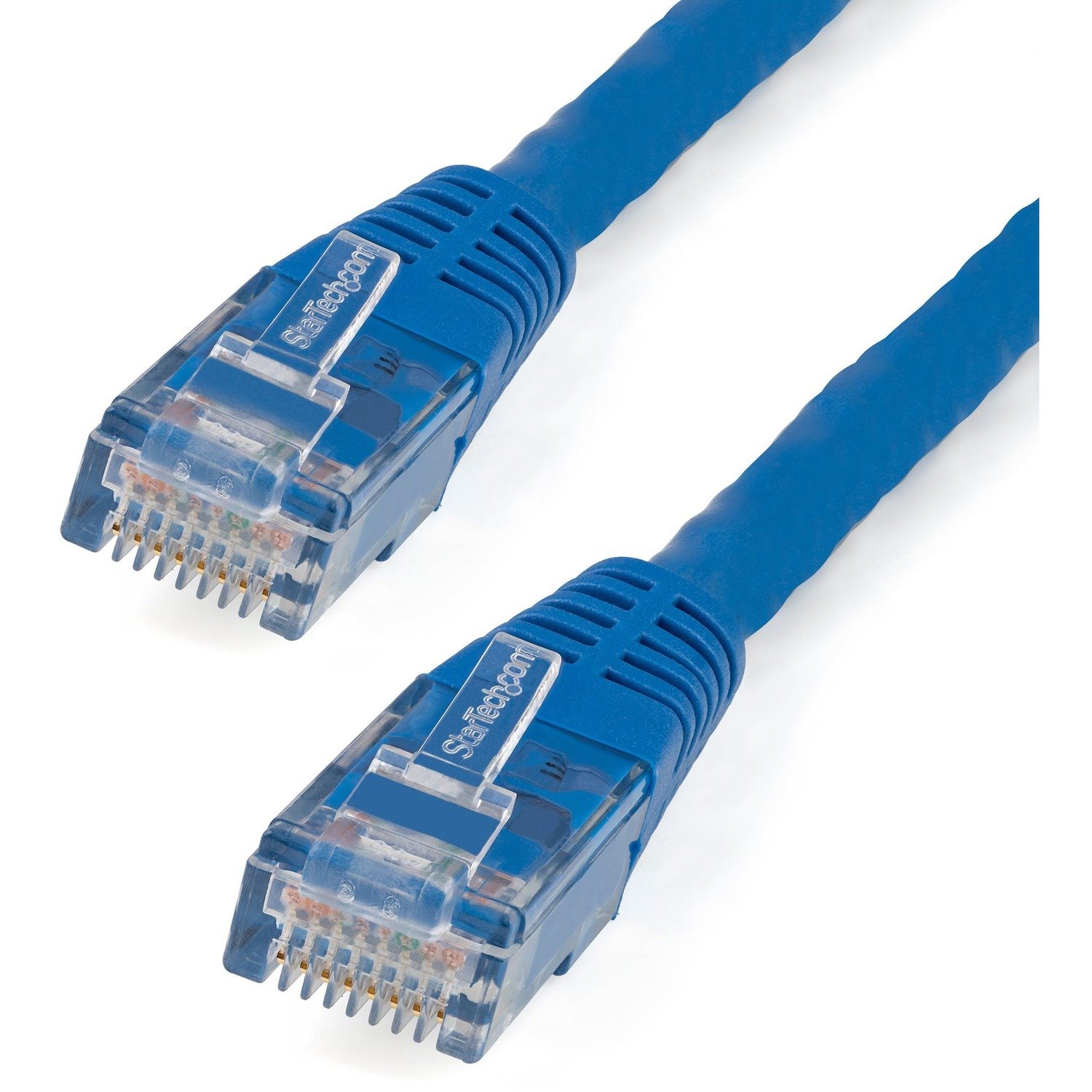 StarTech.com 15ft CAT6 Ethernet Cable - Blue Molded Gigabit - 100W PoE UTP 650MHz - Category 6 Patch Cord UL Certified Wiring/TIA