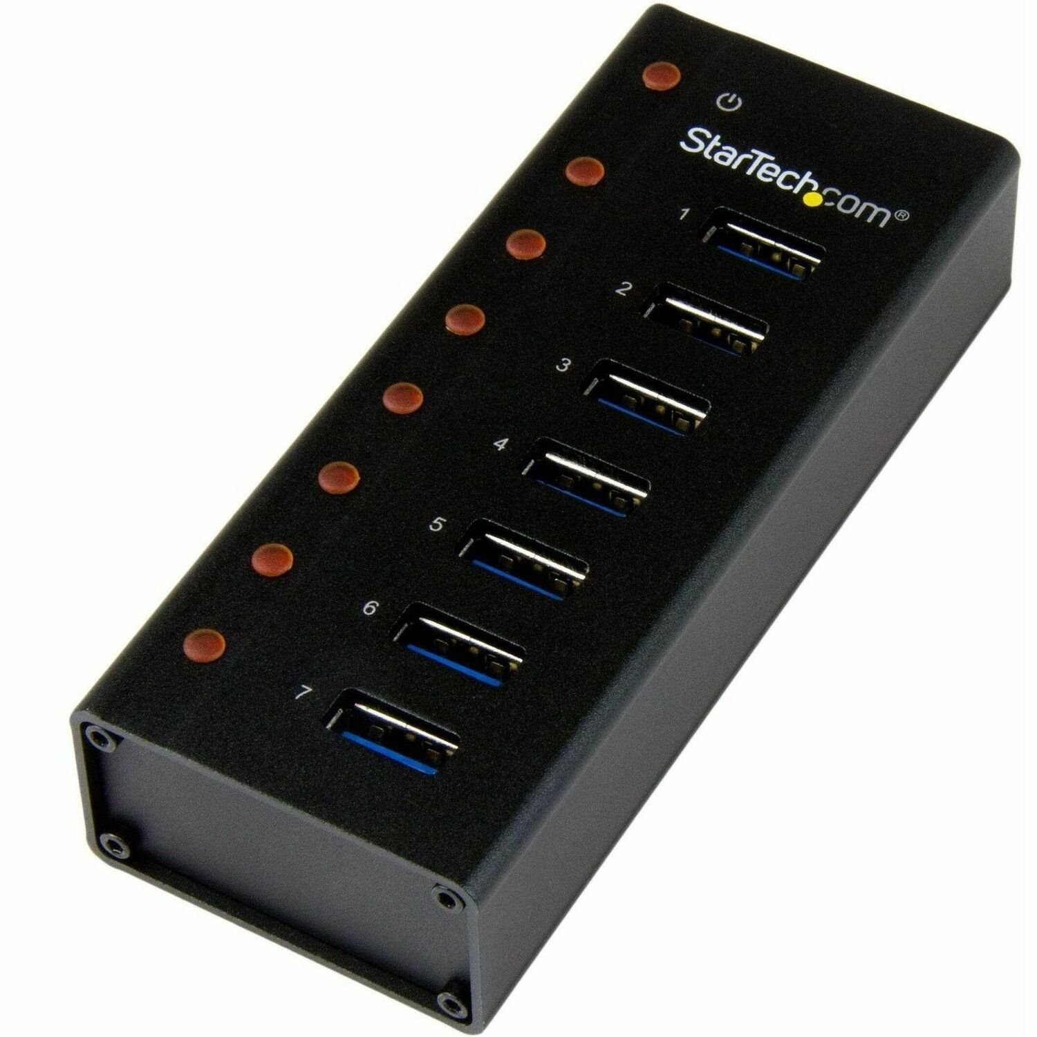 StarTech.com 7-poorts USB 3.0 hub - op een desktop of op de wand monteerbare metalen behuizing