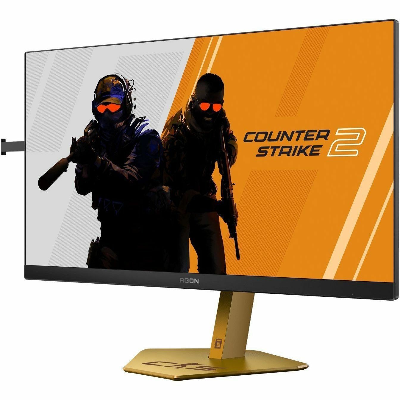 AOC AGON CS24A/P 24" Class Full HD Gaming LCD Monitor - 16:9 - Black, Gold