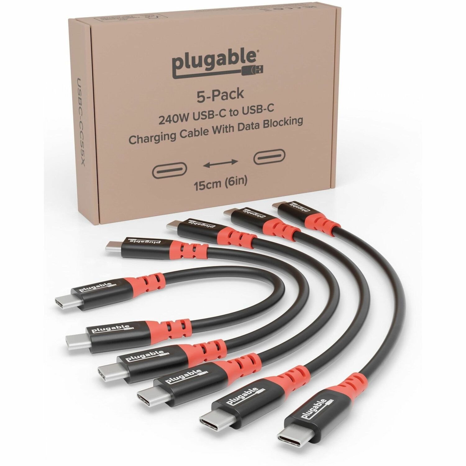 Plugable 240W Usbc Cable 5Pack