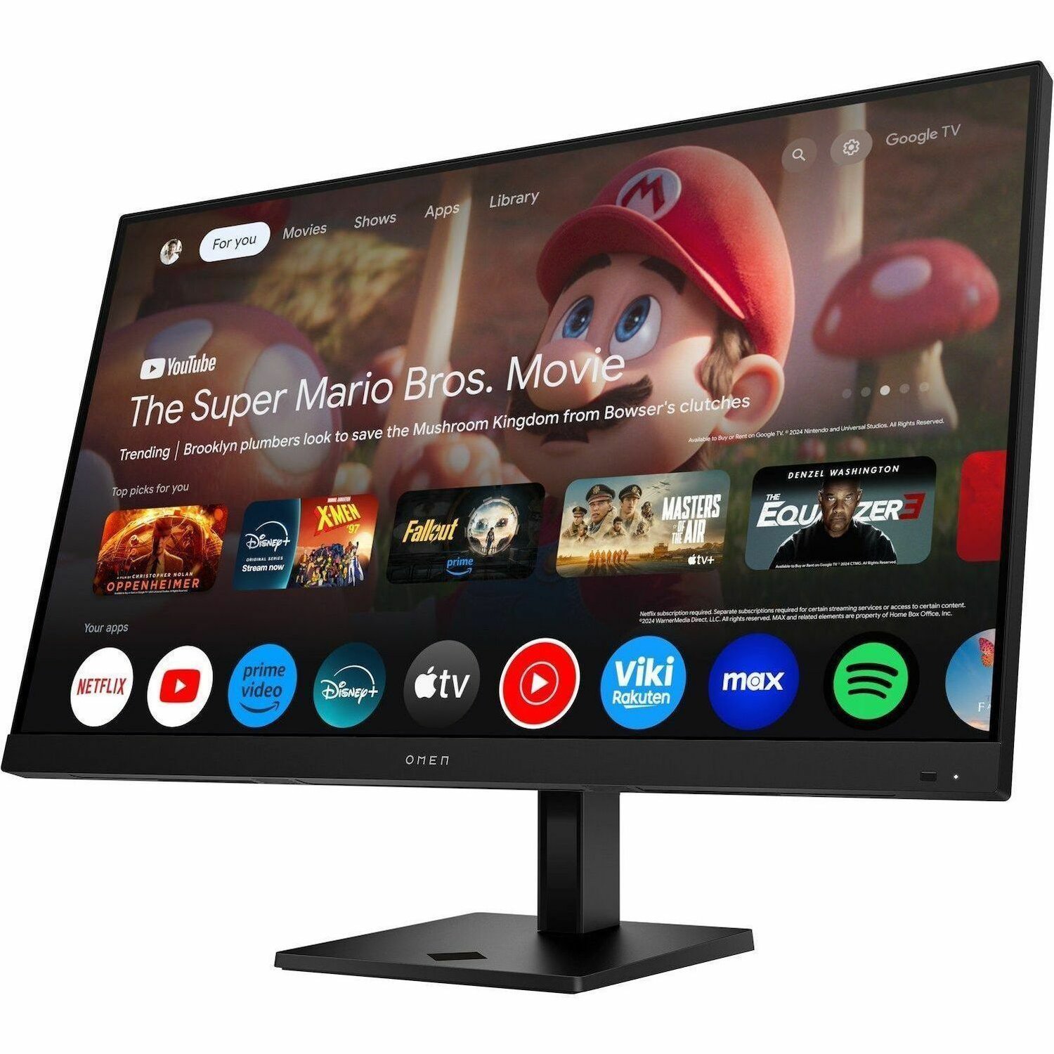 OMEN 32x 32" Class 4K UHD Smart Gaming LCD Monitor - Black