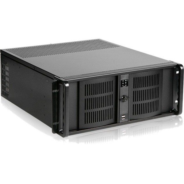 iStarUSA 4U Compact Stylish Rackmount Chassis with 1000W Redundant Power Supply