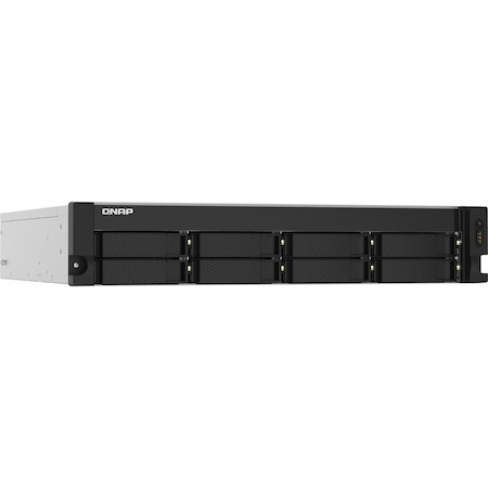 QNAP TS-832PXU-RP-4G 8 x Total Bays SAN/NAS Storage System - 512 MB Flash Memory Capacity - Annapurna Labs Alpine AL-324 Quad-core (4 Core) 1.70 GHz - 4 GB RAM - DDR4 SDRAM - 2U Rack-mountable