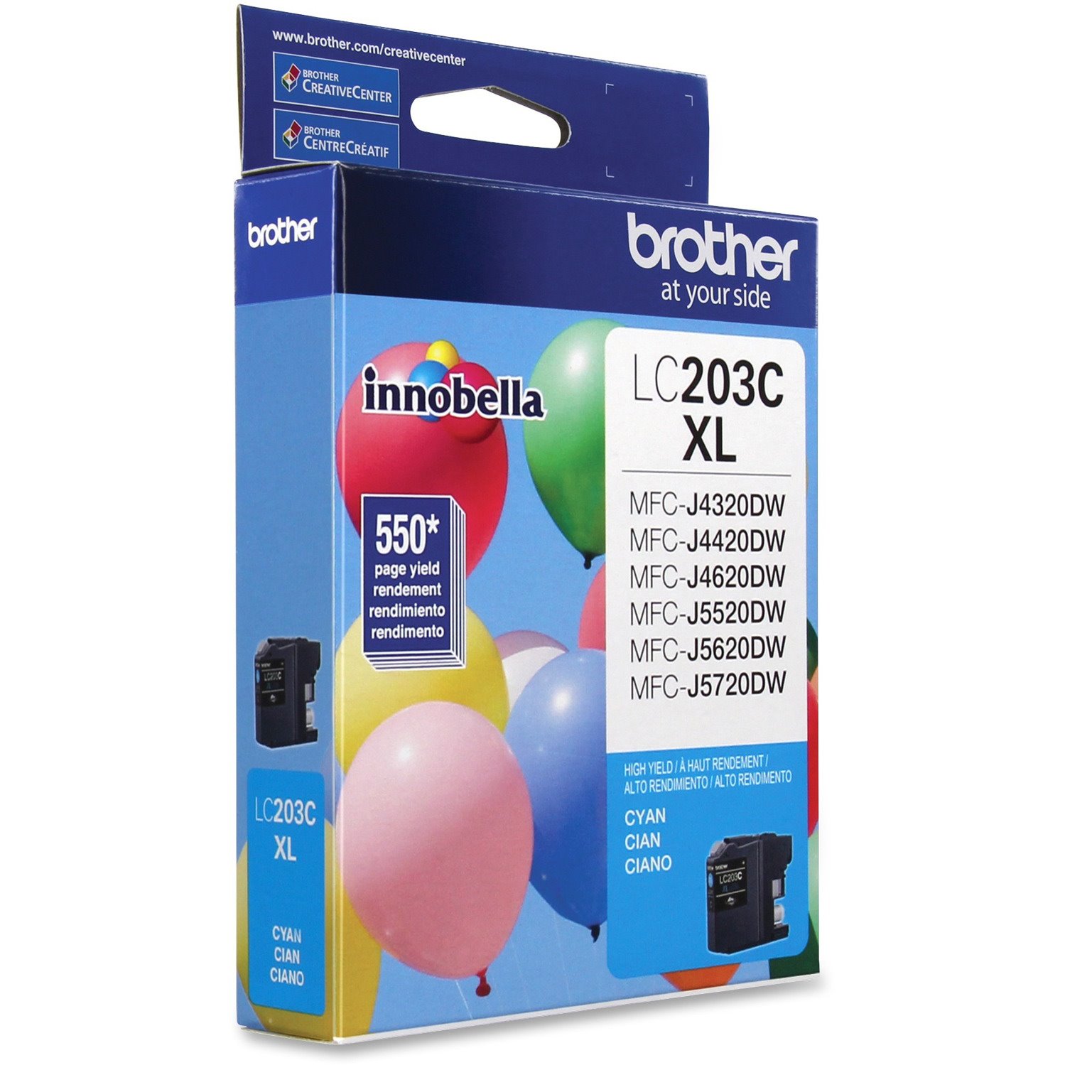 Brother Genuine Innobella LC203C High Yield Cyan Ink Cartridge