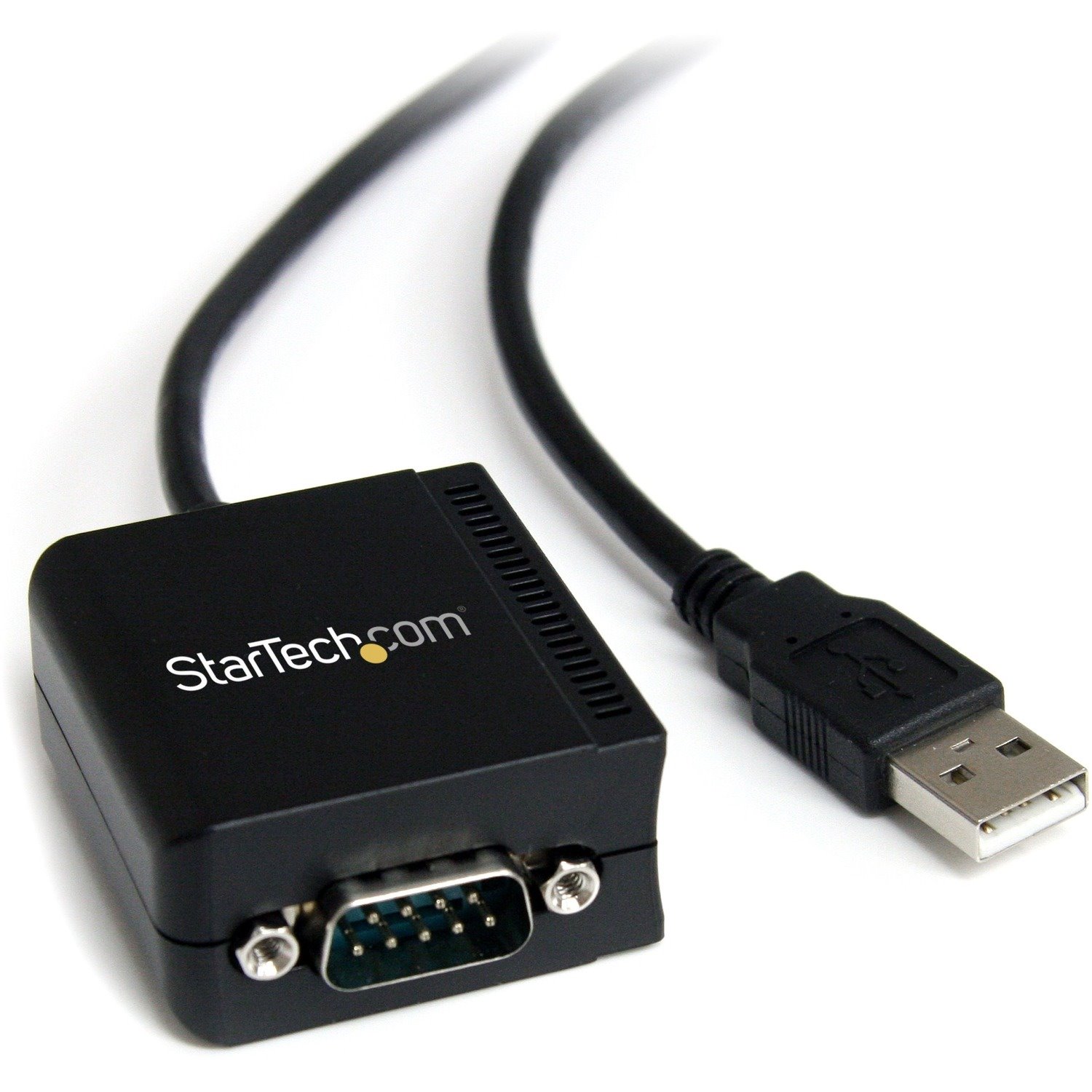 StarTech.com 6ft (1.8m) 1-Port FTDI USB to Serial RS232 Adapter Cable with COM Retention, USB to RS232 Adapter - TAA