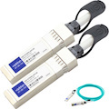 AddOn Cisco® SFP-10G-AOC1M to HP® 455883-B21 Compatible TAA Compliant 10GBase-AOC SFP+ to SFP+ Direct Attach Cable (850nm, MMF, 2m)
