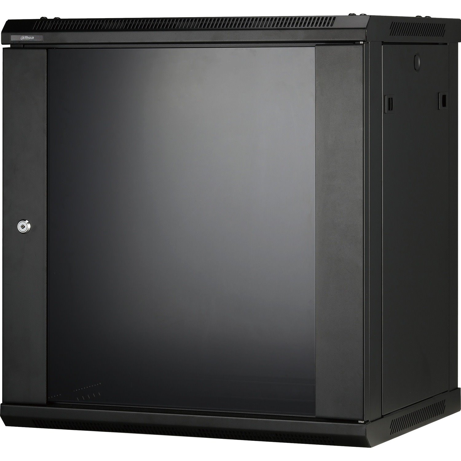 Dahua DH-PFC200D-12U4D 12U Wall Mountable, Plane Mount Enclosed Cabinet Rack Cabinet - 482.60 mm Rack Width - Black
