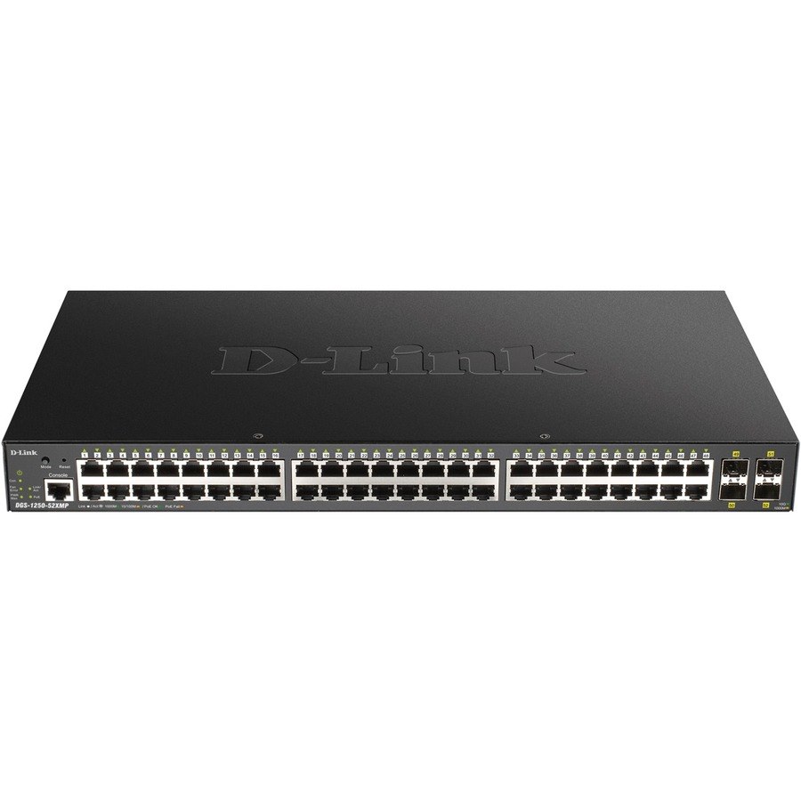 D-Link 52-Port 10-Gigabit Smart Managed PoE Switch