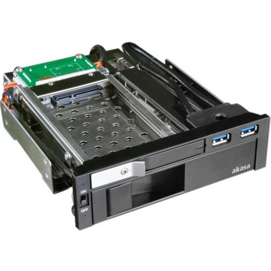 Akasa Lokstor M51 Drive Bay Adapter - Serial ATA Host Interface Internal