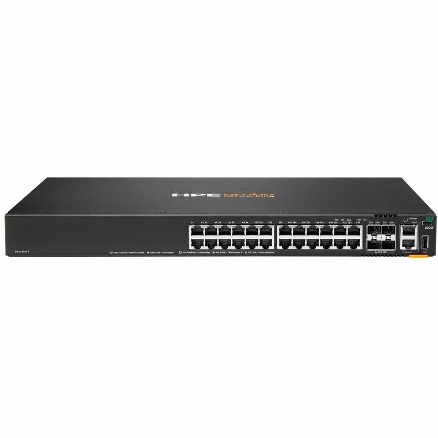 HPE Aruba Networking CX 6200F 24G 4SFP+ Switch