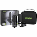 Shure SM4 Rugged Wired Condenser Microphone for Home Studio, Vocals, Stage, Studio, Home, Recording