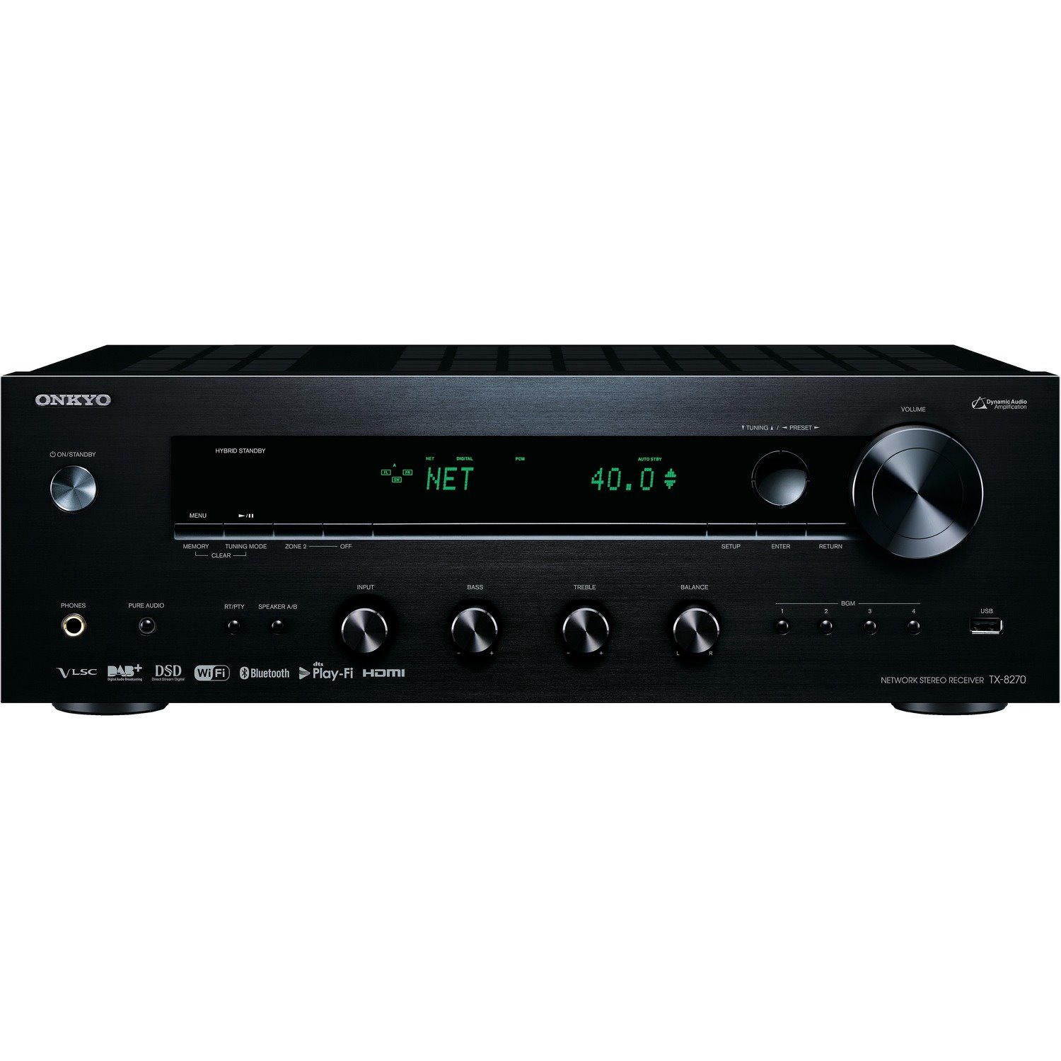 Onkyo TX-8270 Network Audio/Video Player - Wireless LAN - Black