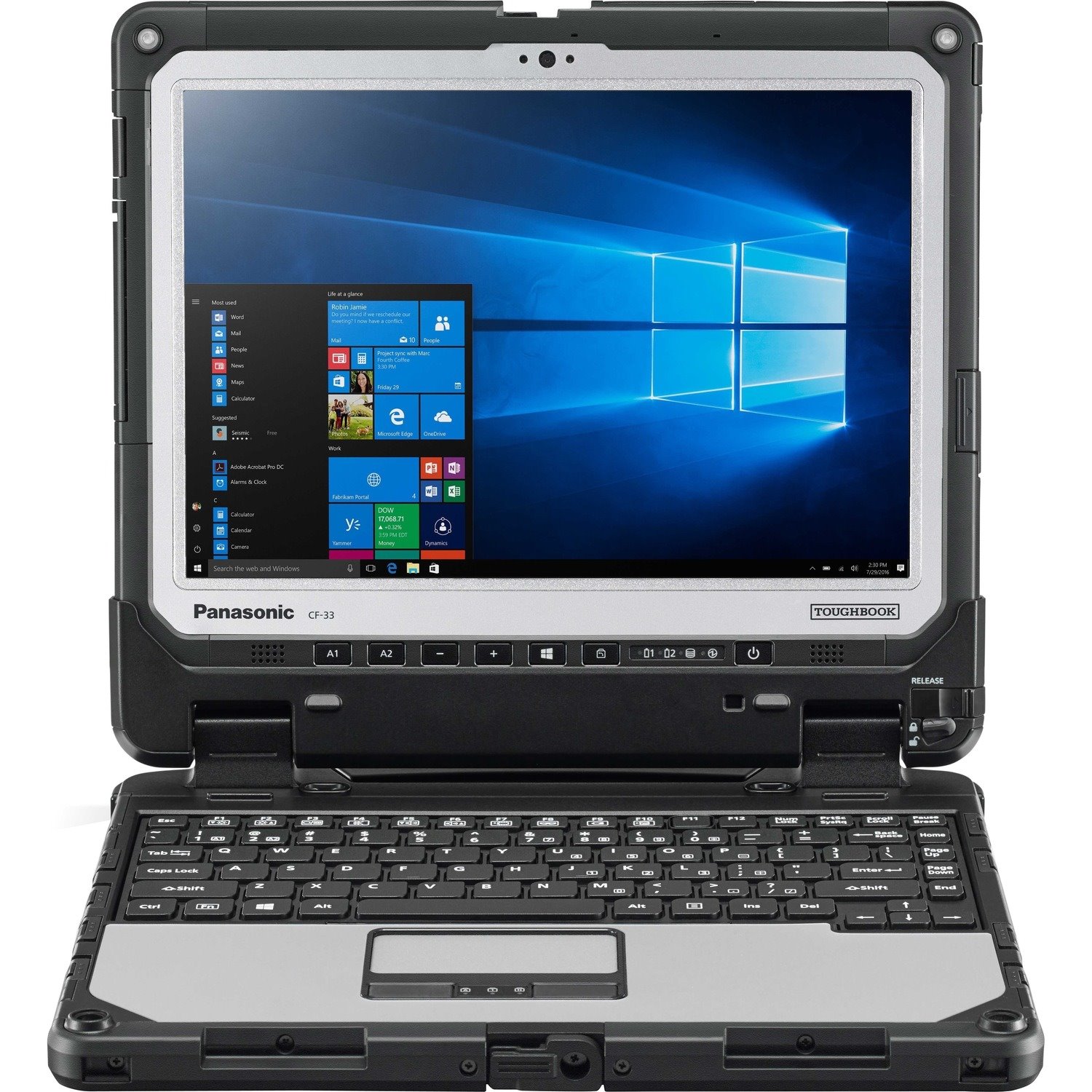 Panasonic TOUGHBOOK CF-33 Rugged Tablet - 12" QHD - vPro Technology - 16 GB - 512 GB SSD - 4G