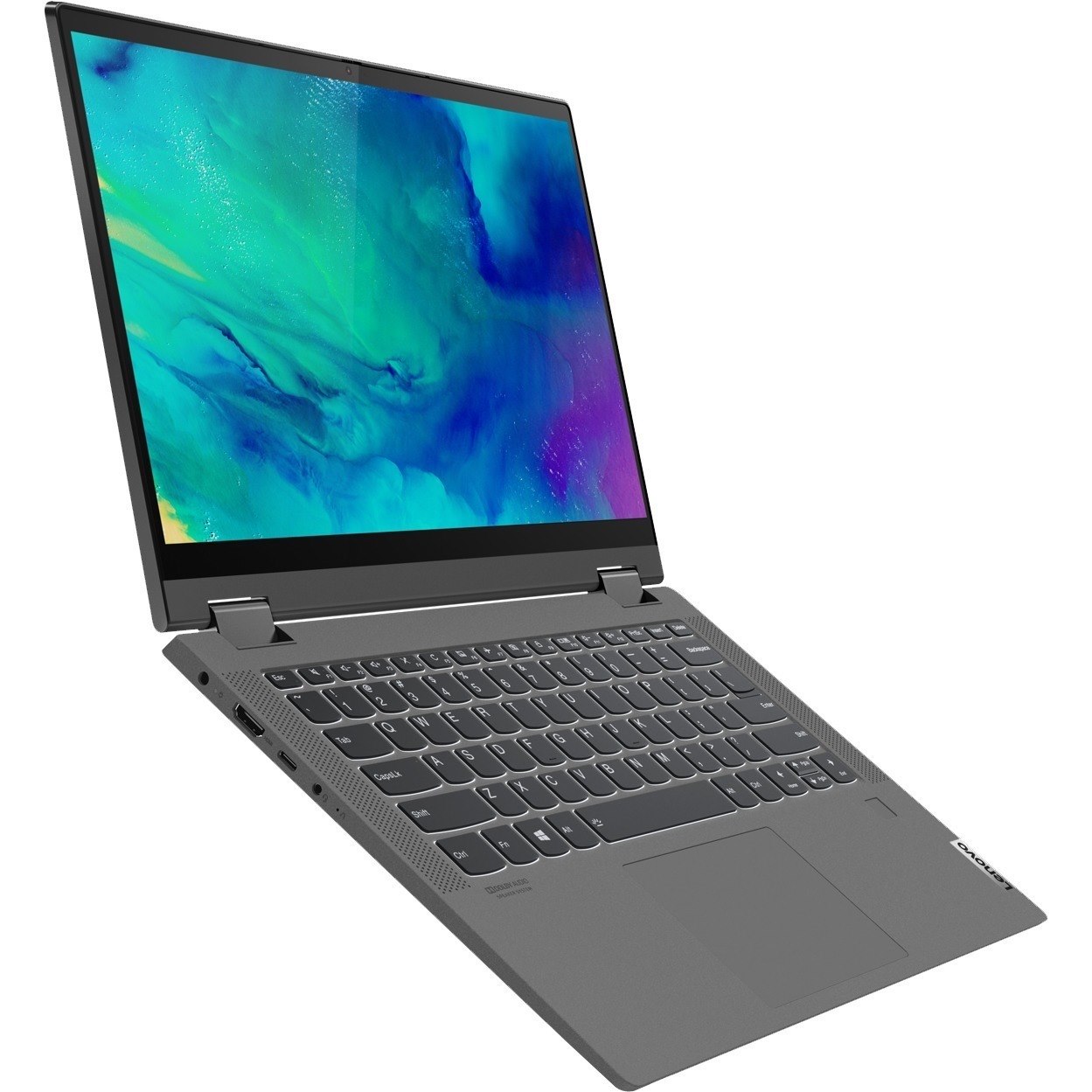 Lenovo IdeaPad Flex 5 14ITL05 82HS00QFCF 14" Touchscreen Convertible 2 in 1 Notebook - Full HD - Intel Core i7 11th Gen i7-1165G7 - 16 GB - 512 GB SSD - English (US), French Keyboard - Graphite Gray