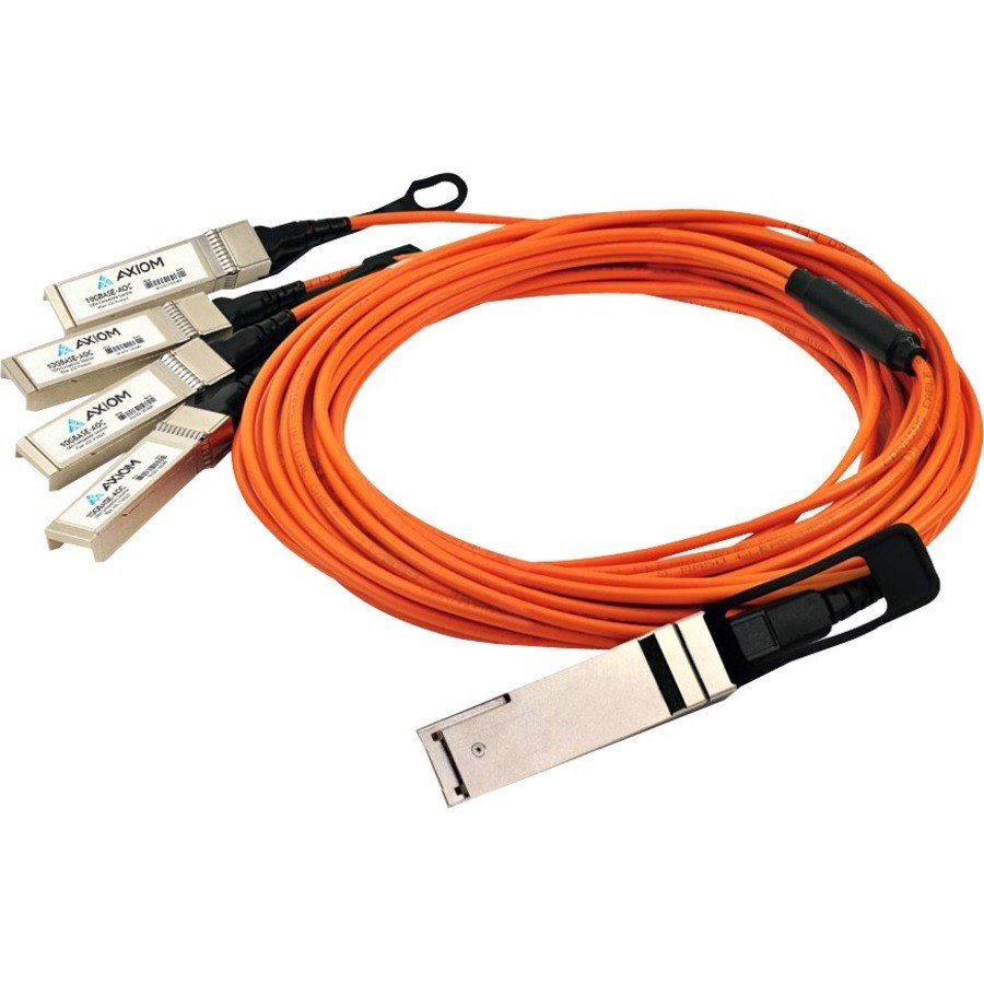 Axiom 40GBASE-AOC QSFP+ to 4 SFP+ Active Optical Cable Arista Compatible, 10m