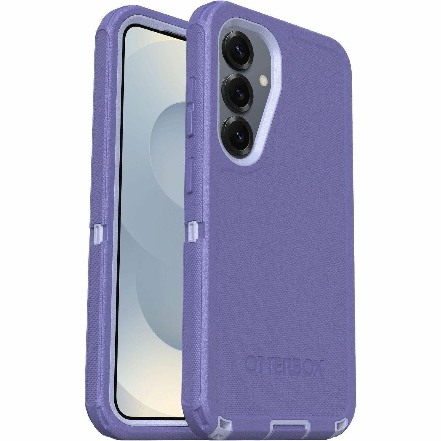 OtterBox Defender Series Pro Carrying Case (Holster) Samsung Galaxy S25, Galaxy S24 Smartphone - Mountain Majesty (Purple)