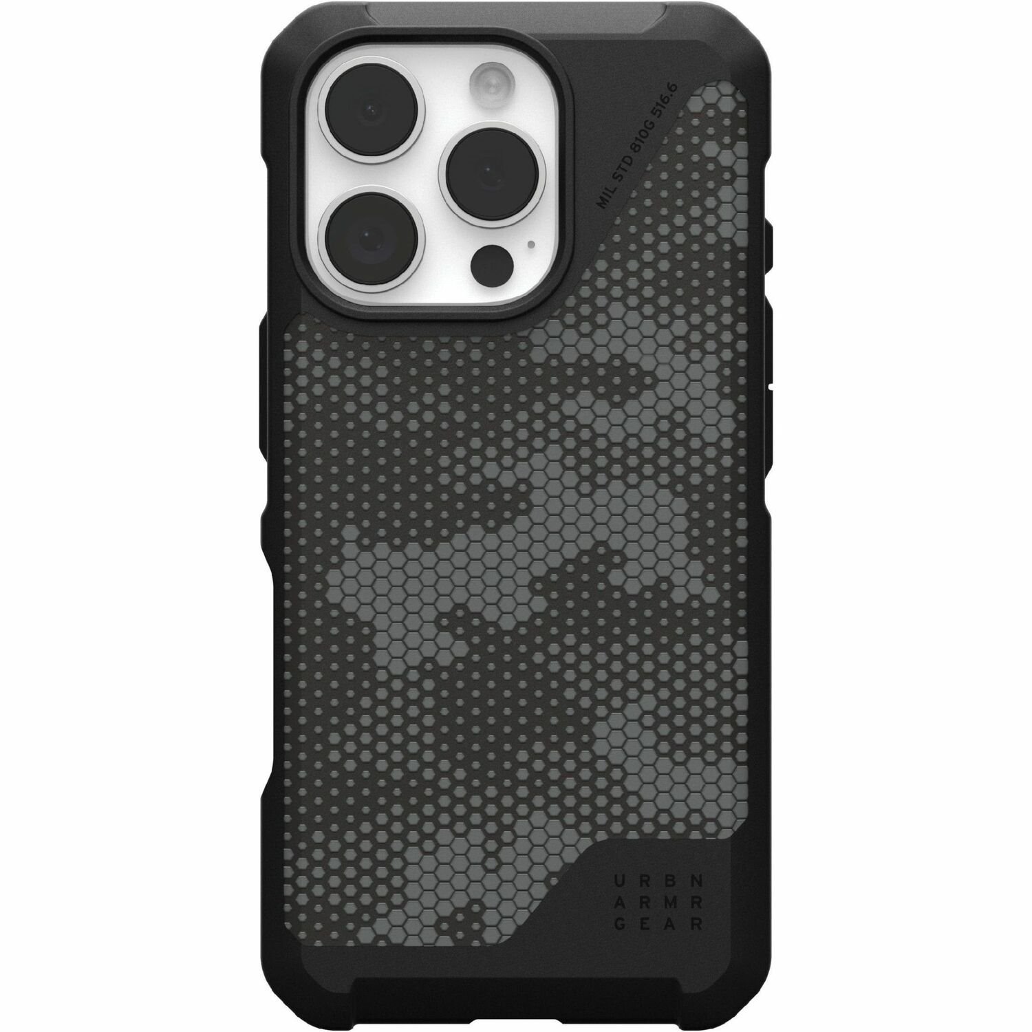 Urban Armor Gear Metropolis LT iPhone 16 Pro Case - Micro Hex Camo Graphite