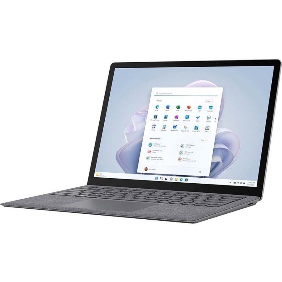 Microsoft Surface Laptop 5 34.3 cm (13.5") Touchscreen Notebook - Intel Core i7 12th Gen - Intel Evo Platform - 16 GB - 256 GB SSD - English (UK) Keyboard - Platinum
