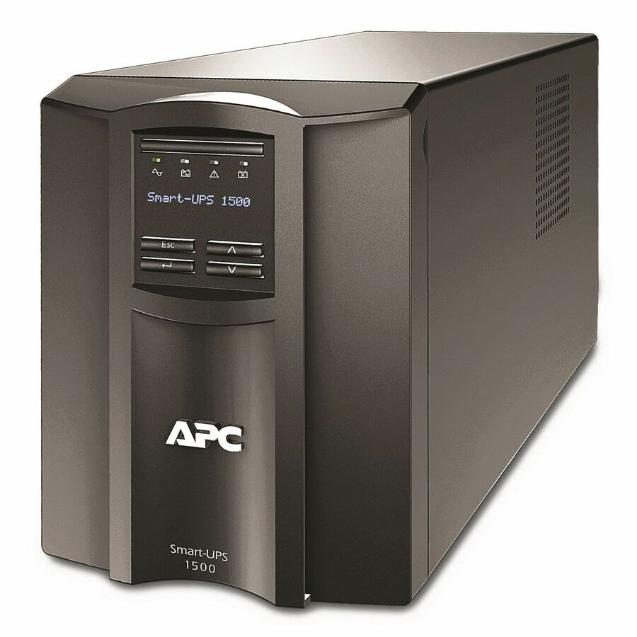 APC Smart-UPS, Line Interactive, 1500VA, Tower, 120V, 8x NEMA 5-15R outlets, SmartConnect Port+Network Card, AVR, LCD