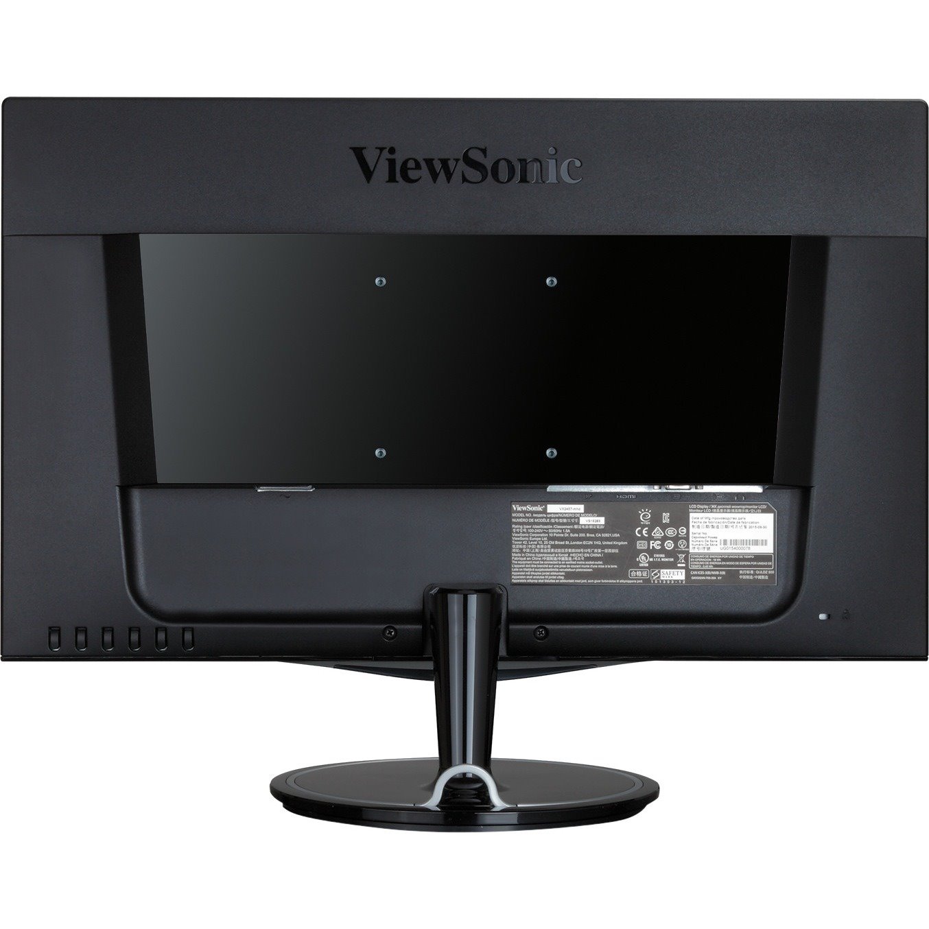 ViewSonic VX2757-MHD 27 Inch 75Hz 2ms 1080p Gaming Monitor with FreeSync Eye Care HDMI and DP