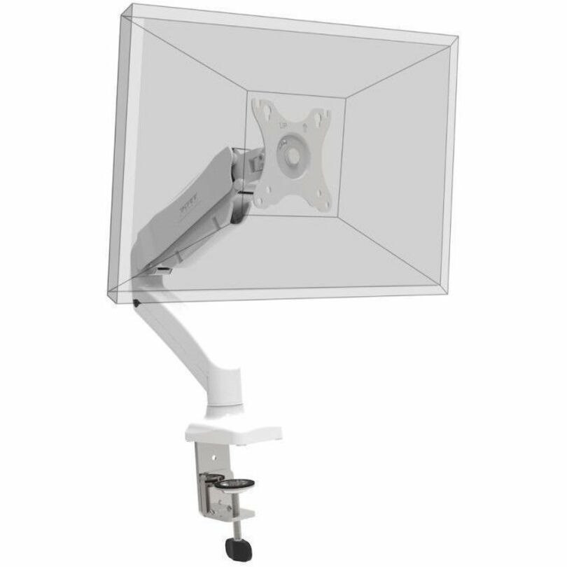 Port Mounting Arm for Monitor - White - Landscape/Portrait