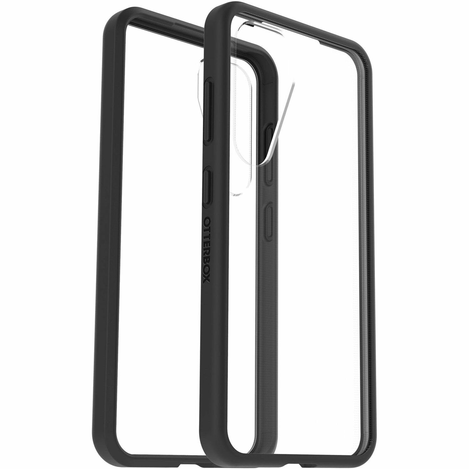 OtterBox React Case for Samsung Galaxy S25 Smartphone - Black, Clear