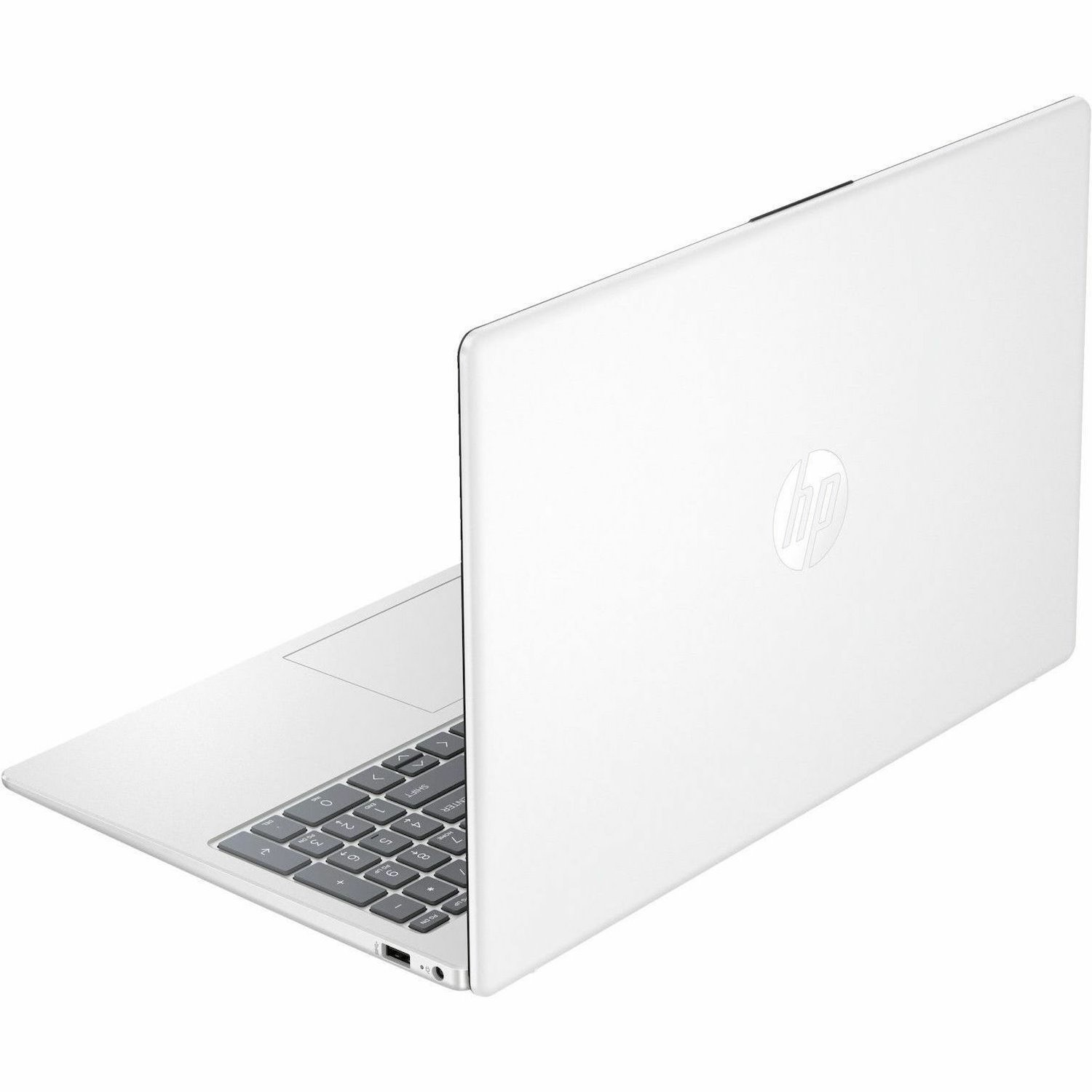 HP 39.6 cm Notebook - HD - 1366 x 768 - (AMD Ryzen 3 7320U Quad-core (4 Core) - 4 GB Total RAM - 4 GB On-board Memory - 256 GB SSD - Diamond White