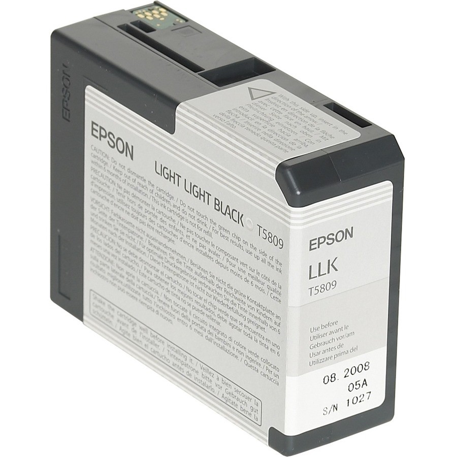 Epson UltraChrome K3 T5809 Original Inkjet Ink Cartridge - Light Black Pack