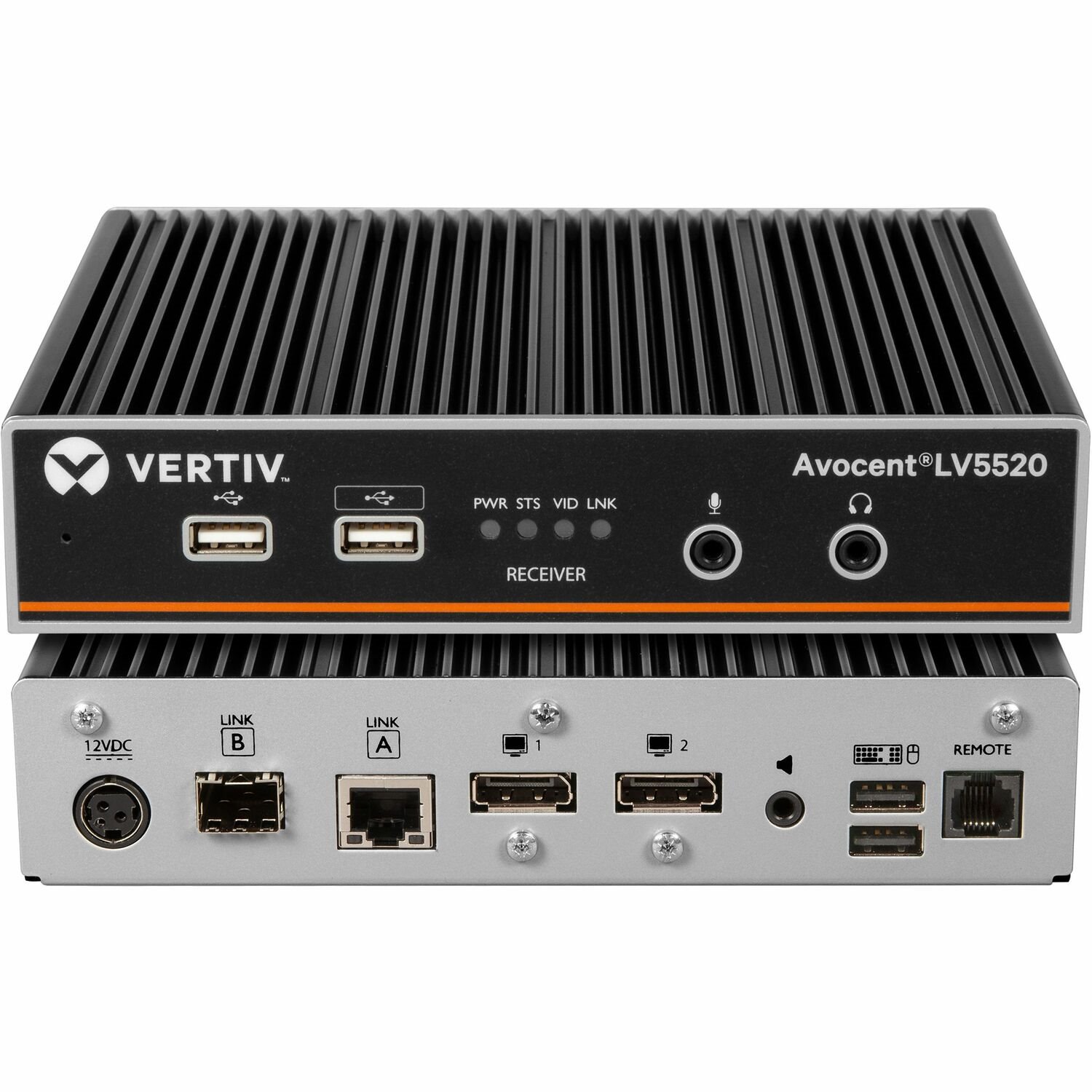 Vertiv AVOCENT LongView LV5520R Digitaal KVM Ontvangerextender - Bedraad - TAA Compliant
